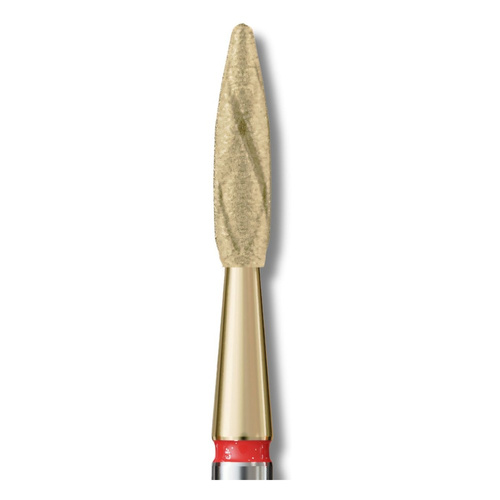IQ Nails Diamentowy Frez do Paznokci Długi Kształt Płomienia Cienka Powłoka ZRN 2,3mm 243R.X514.023Z 1 Sztuka
