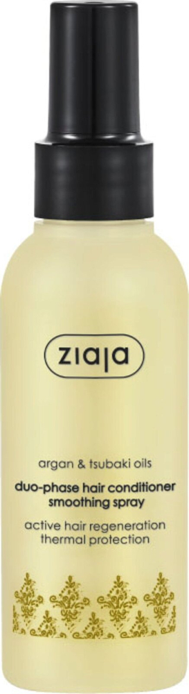 Ziaja Argan & Tsubaki Oils Two-Phase Smoothing Spray Conditioner for Dry Hair 125ml