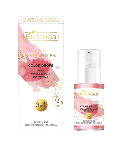 Bielenda Boost Me Up Colour Drops Upiększająca Baza do Twarzy 3w1 15ml
