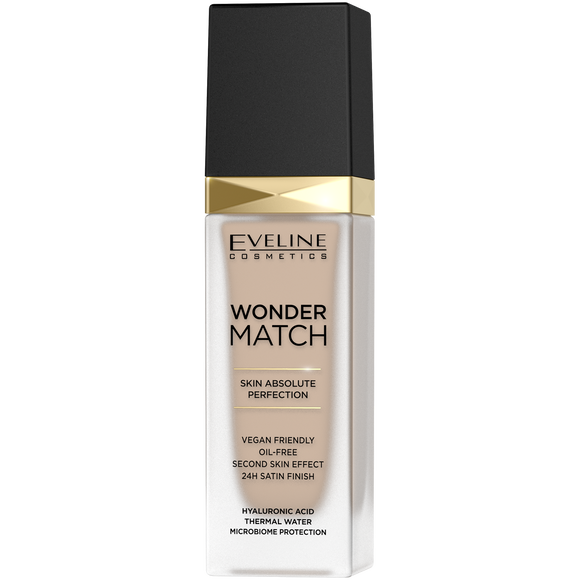 Eveline Wonder Match Luksusowy Podkład Dopasowujący do Odcienia Skóry 12 Light Natural 30ml