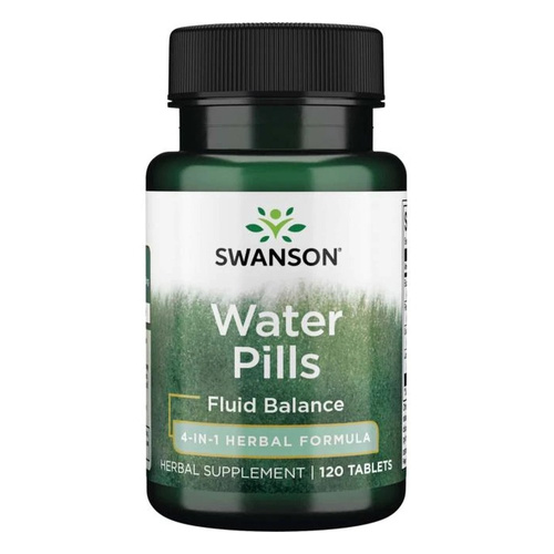 Swanson Water Pills Wspierające Równowagę Płynów 120 Tabletek