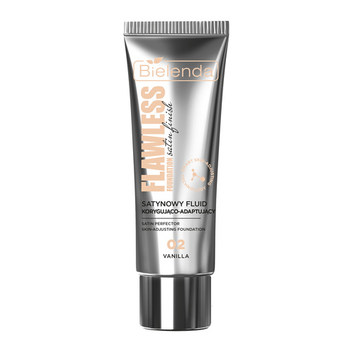 Bielenda Flawless Satynowy Fluid Korygująco-Adaptujący 02 Vanilla 30g