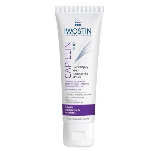 Iwostin Capillin Wzmacniający Krem Na Naczynka Lekka Konsystencja Spf 20 40ml