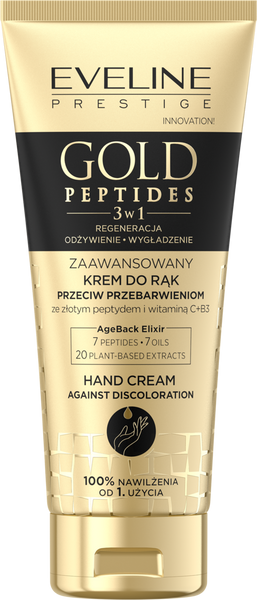 Eveline Gold Peptides Krem do Rąk Przeciw Przebarwieniom 3w1 75ml