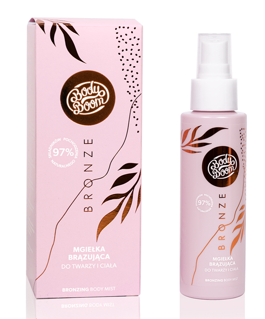 BodyBoom Bronze Nawilżająca Brązująca Mgiełka do Twarzy i Ciała w Sprayu 110ml