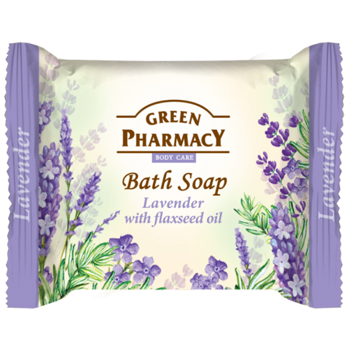Green Pharmacy Bath Soap with Lavender and Flaxseed Oil 100g