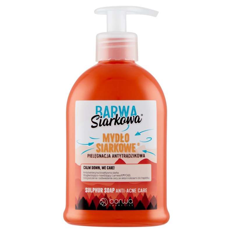 Barwa Siarkowa Moc Mydło siarkowe w płynie 300 ml