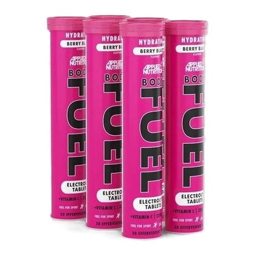 Applied Nutrition Bodyfuel Hydration Electrolyte Effervescent Tablets, Berry Blast - 6 x 20 tabs