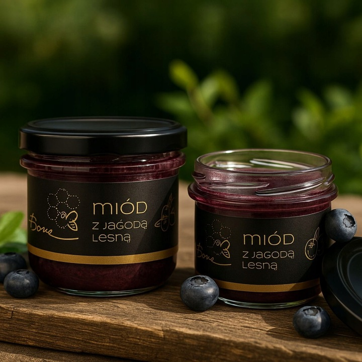 Bona Honey with Forest Berries Natural Delicious Flavor 245g