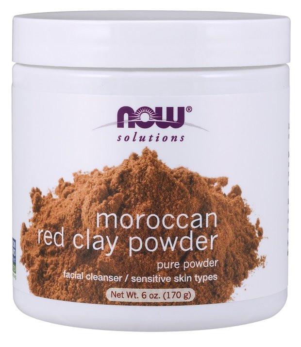 Now Foods Red Clay Powder Moroccan Red Clay for Sensitive Skin 170g