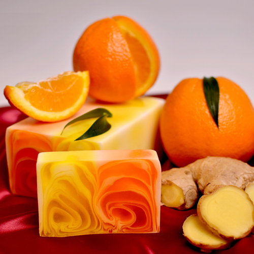 Handcrafted Soap Loaf 1.2kg - Orange & Ginger