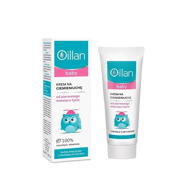 OILLAN BABY CRADLE CAP CREAM for allergic dry and sensitive skin 40ml