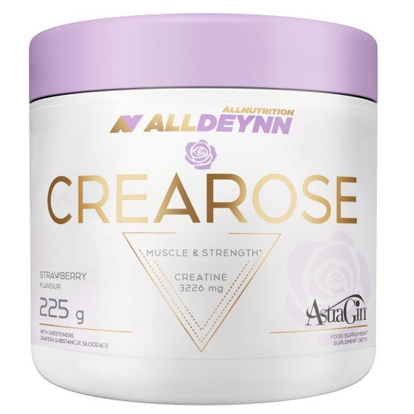 AllDeynn Crearose Monohydrat Kreatyny Wydolność Treningowa Truskawka 225g