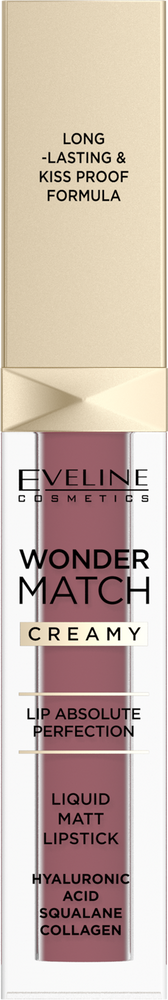 Eveline Wonder Match Hydrating Matte Liquid Lipstick 02 Candy 6.8ml