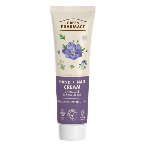 Green Pharmacy Regenerating and Soothing Hand and Nail Cream with Chamomile 100ml