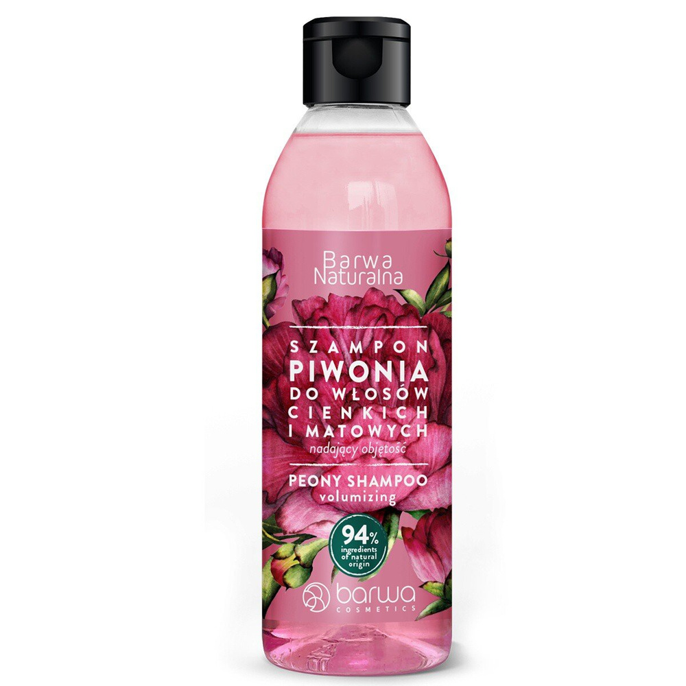 Barwa Natural Peony Volume Increasing Shampoo for Thin Hair 300ml