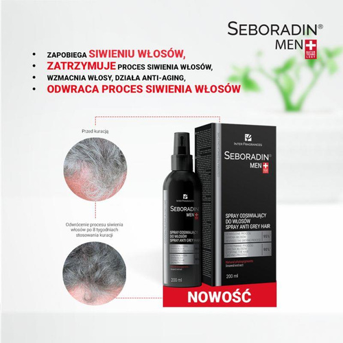 Seboradin Men Strengthening Spray Anti Grey Hair Treatment 200ml
