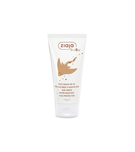 Ziaja Baby Wodoodporny Krem do Twarzy SPF 30 dla Dzieci 3m+ 50ml