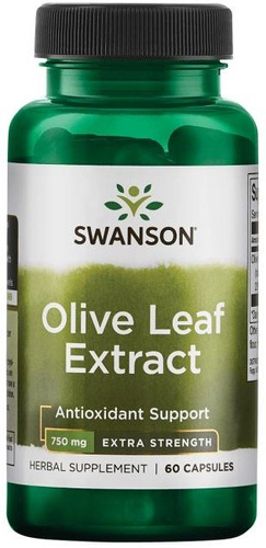 Swanson Olive Leaf Extract 750mg for Immune & Blood Pressure Support 60 Capsules