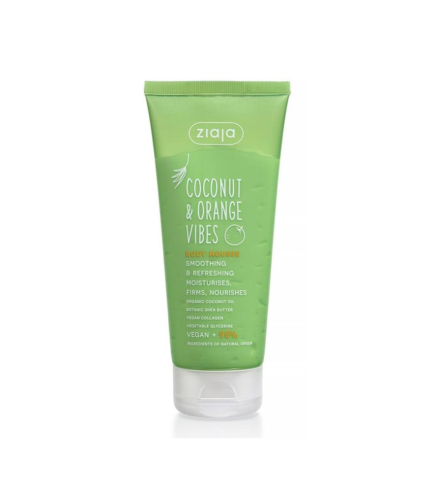 Ziaja Coconut i Orange Vibes Zmiękczający i Odświeżający Mus do Ciała 200ml