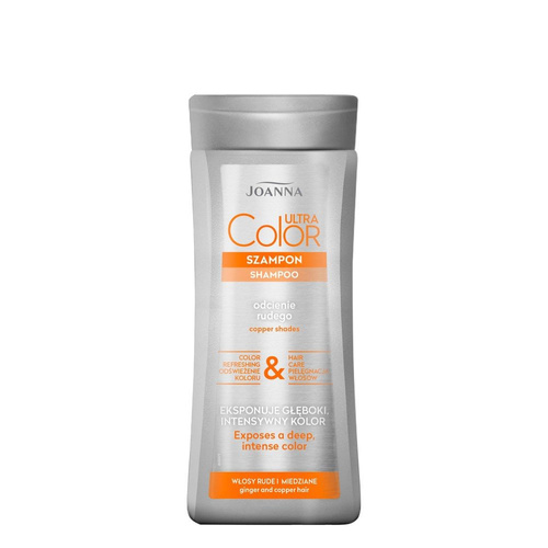 Joanna Ultra Color Copper Shade Hair Shampoo for Red and Chestnut Shades 200ml