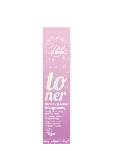 OnlyBio Hair in Balance Toner Kremowy Sorbet Winogronowy 100ml
