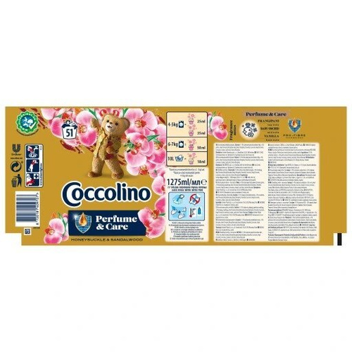 Coccolino Honeysuckle & Sandalwood Płyn do Płukania Tkanin Koncentrat 1275ml
