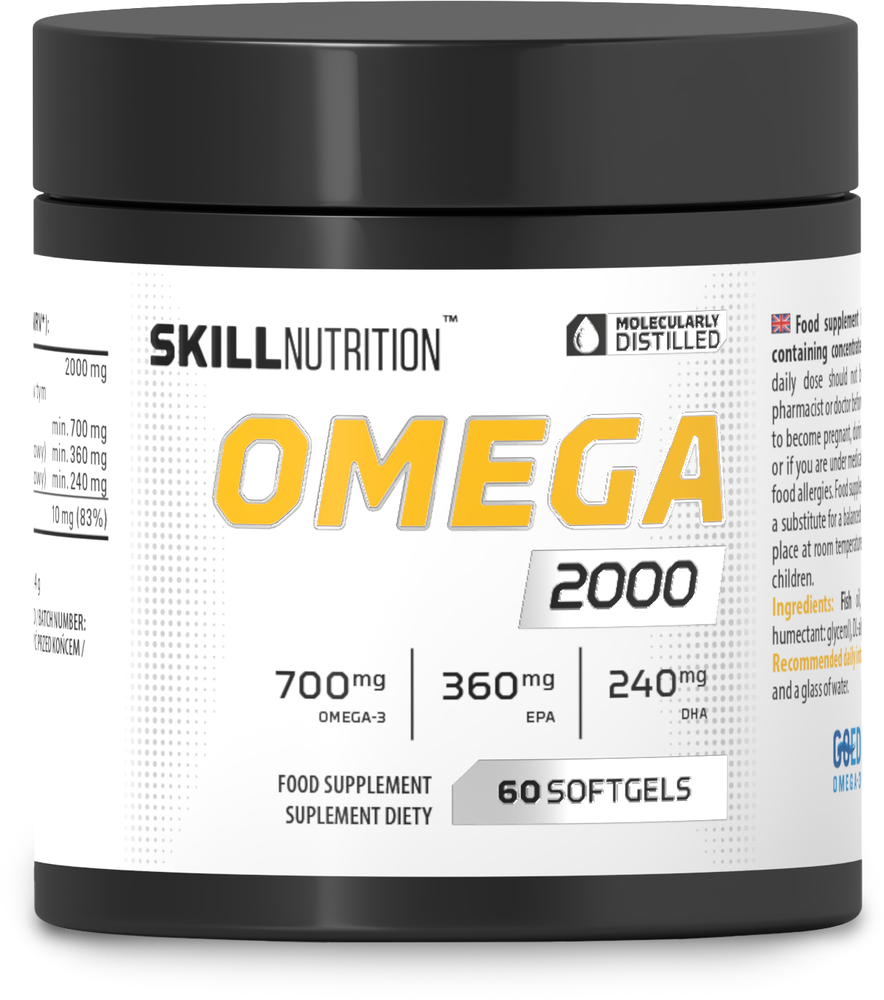 Skill Nutrition Omega 2000 High Strength Fatty Acids 60 Softgels