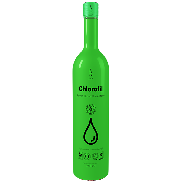 DuoLife Chlorofil 100% Naturalny Kompletny Płyn Oczyszczający Organizm z Toksyn 750ml