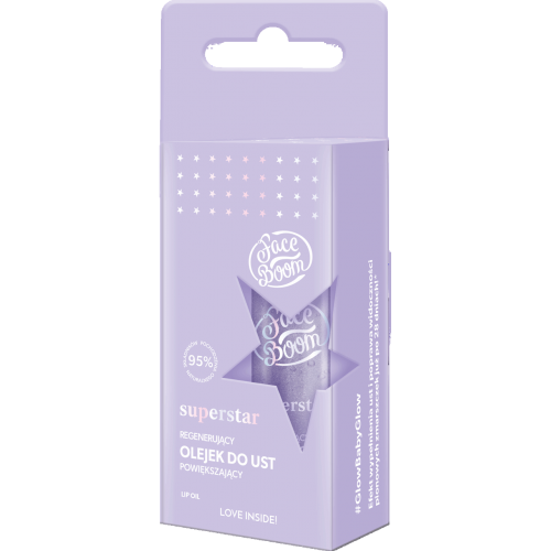 FaceBoom Superstar Natural Vegan Regenerating Magnifying Lip Oil 4.5g