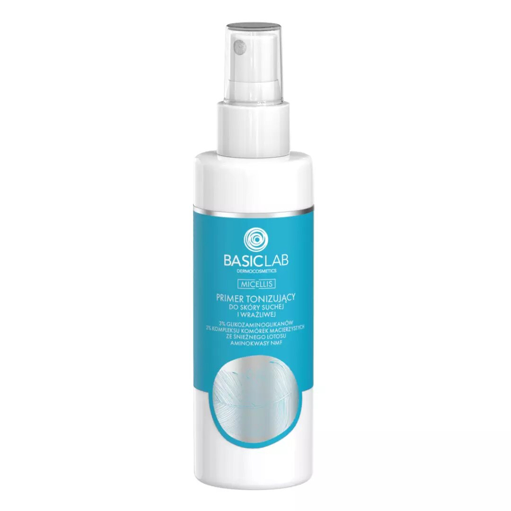 BasicLab Micellis Primer Tonizujący do Cery Suchej i Wrażliwej 150ml