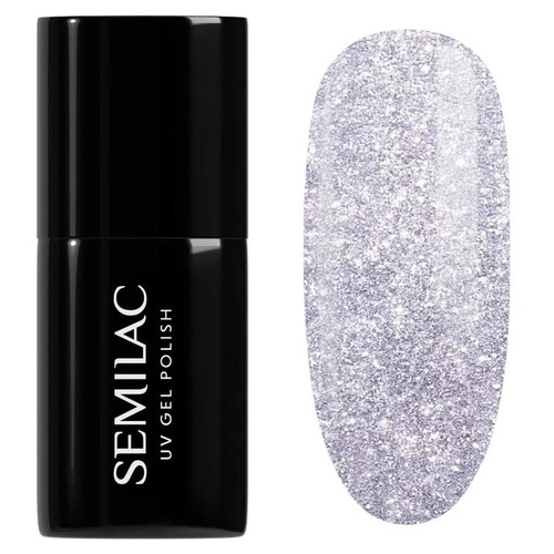 Semilac Time To Shine Lakier Hybrydowy 461 Hollywood Silver 7ml