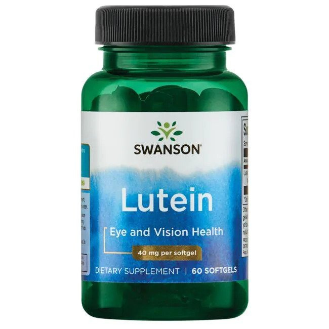 Swanson Ultra Lutein 40mg for Eye Health Support 60 Softgels