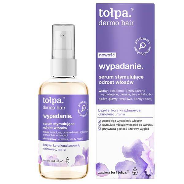 Tołpa Dermo Hair Loss Serum Stimulating Hair Regrowth Restoring Healthy Look 100ml