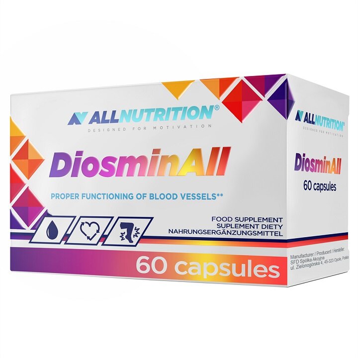 Allnutrition Diosminall for Proper Functioning of Blood Vessels 60 Capsules