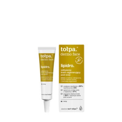 Tołpa Dermo Face Lipidro Krem Odżywczy Pod Oczy 10 ml BEST BEFORE 30.09.2022