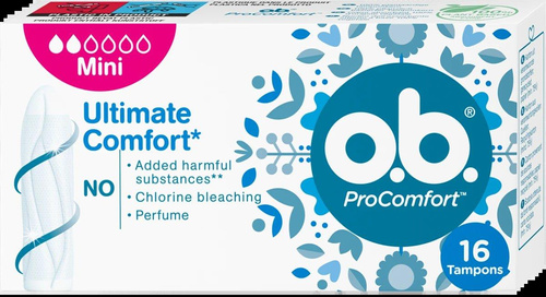 O.B. ProComfort Mini Tampony 16 Sztuk