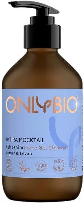 OnlyBip Hydra Mocktail Odświeżajacy Żel do Mycia Twarzy z Imbirem i Lewanem do Odwodnionej Cery 250ml