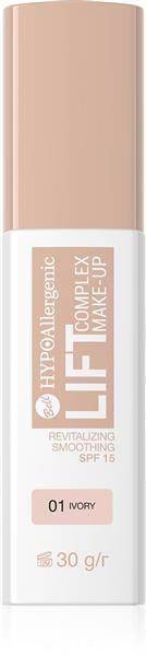 Bell HypoAllergenic Lift Complex Make-up SPF15 Hypoalergiczny Podkład Liftingująco – Regenerujący 01 Ivory 30g