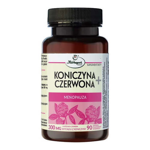 Koniczyna Czerwona+ menopauza 90kaps. HERBAPOL KRAKÓW