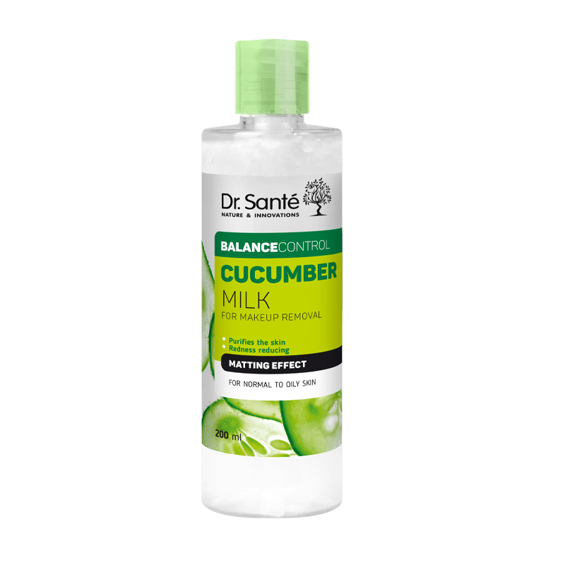 Dr.Sante Cucumber Balance Control Normalizujące Mleczko do Demakijażu 200ml