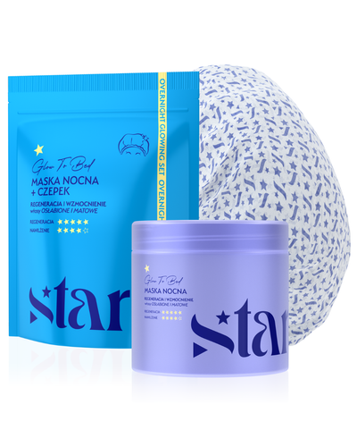 Stars Glow To Bed Regenerating Night Mask with Cap 200ml