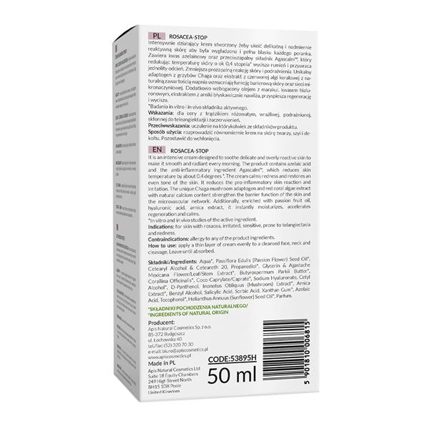 Apis Home terApis Rosacea Stop Kojący Krem na Noc 50ml