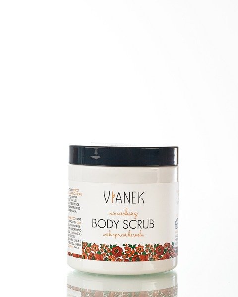 Vianek Odżywczo-wygładzający Peeling do Ciała z Pestkami Moreli i Cukrem 250ml