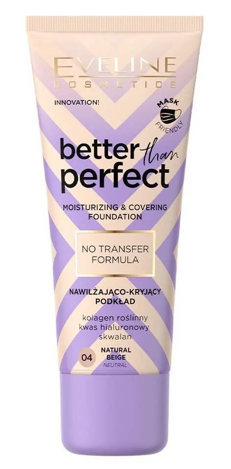 Eveline Better Than Perfect Cover Foundation No. 04 Natural Beige Neutral 30ml