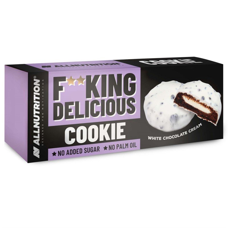 Allnutrition Delicious Cookie White Chocolate Cream with No Added Sugar and No Palm Oil 128g