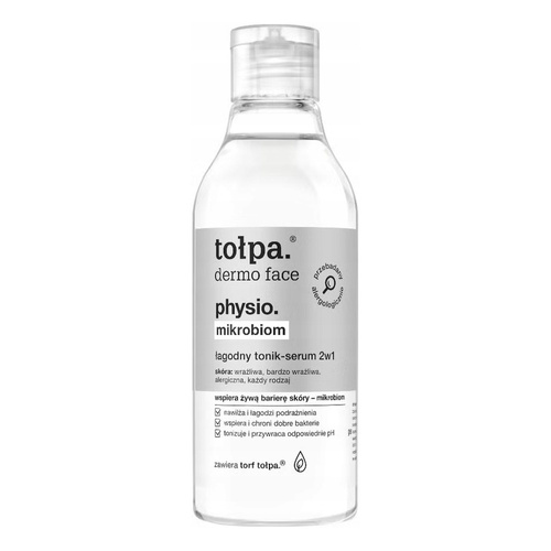 Tołpa Dermo Face Physio Mikrobiom Łagodny Tonik Serum Łagodzi Podrażnienia 2w1 200ml