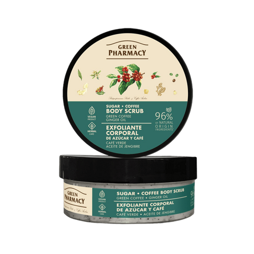 Green Pharmacy Wygładzający Peeling Cukrowo-Kawowy do Ciała 200ml