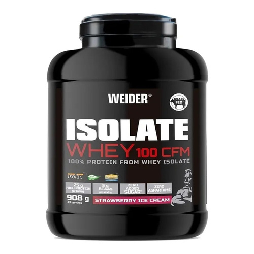 Weider Isolate Whey 100 CFM, Strawberry Ice Cream - 908g