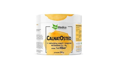 EkaMedica CalnatOsteo Wapń Magnez Witamina D i B6 Błonnik Rozpuszczalny Proszek 250g
